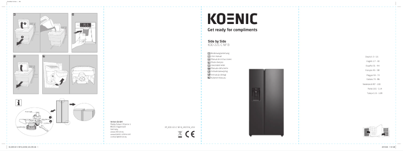 Page n°1 - Manuel utilisateur Koenic KDD 221 C NF B