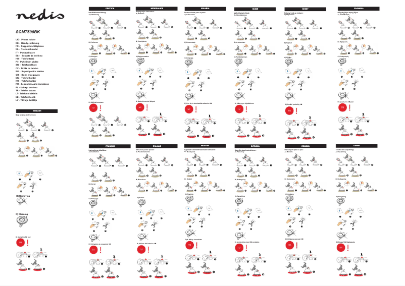Página 1 del manual Manual de usuario Nedis SCMT500BK