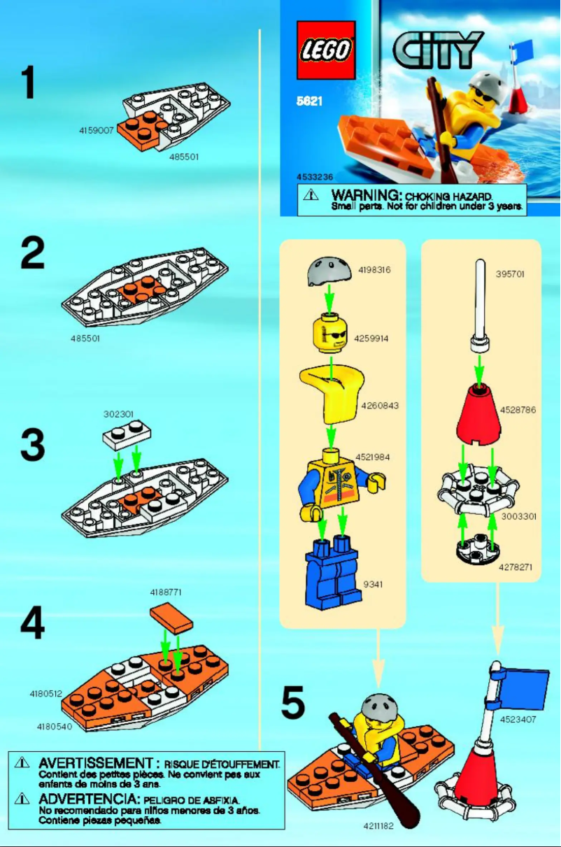 Image de la première page du manuel de l'appareil City 5621