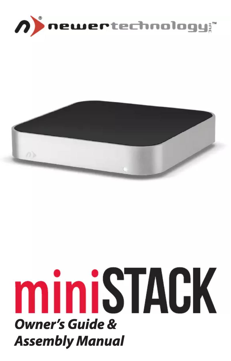 Page n°1 - Manuel utilisateur NewerTech miniStack
