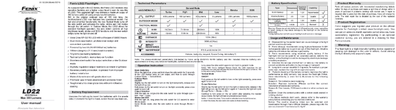 Imagen de la primera página del manual del dispositivo LD22