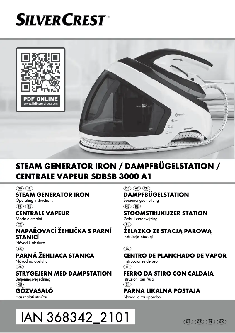 Page 1 de la notice Manuel utilisateur SilverCrest SDBS 2400 A1