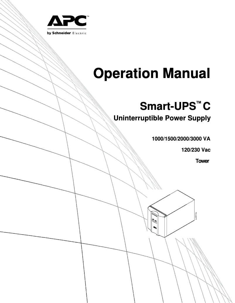 Page 1 de la notice Manuel utilisateur APC Smart-UPS SMC1500C
