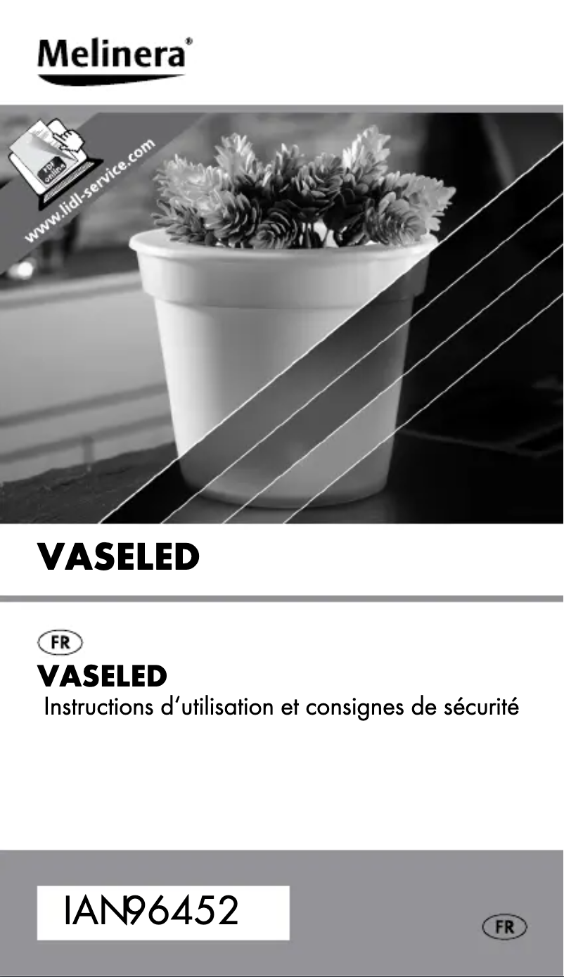 Page 1 de la notice Manuel utilisateur Melinera Z31959