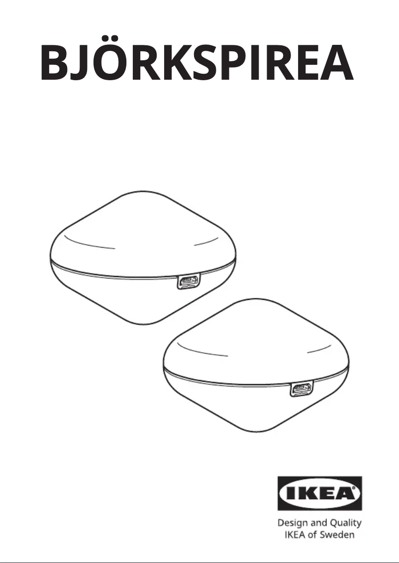 Imagen de la primera página del manual del dispositivo BJÖRKSPIREA 305.301.35