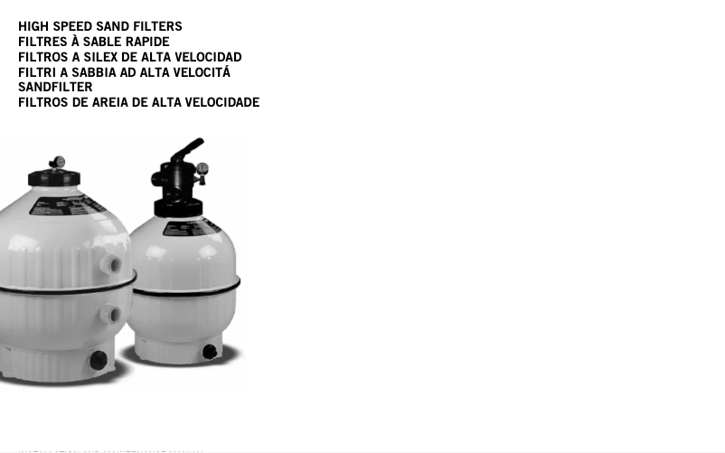 Page n°1 - Manuel utilisateur AstralPool Cantabric