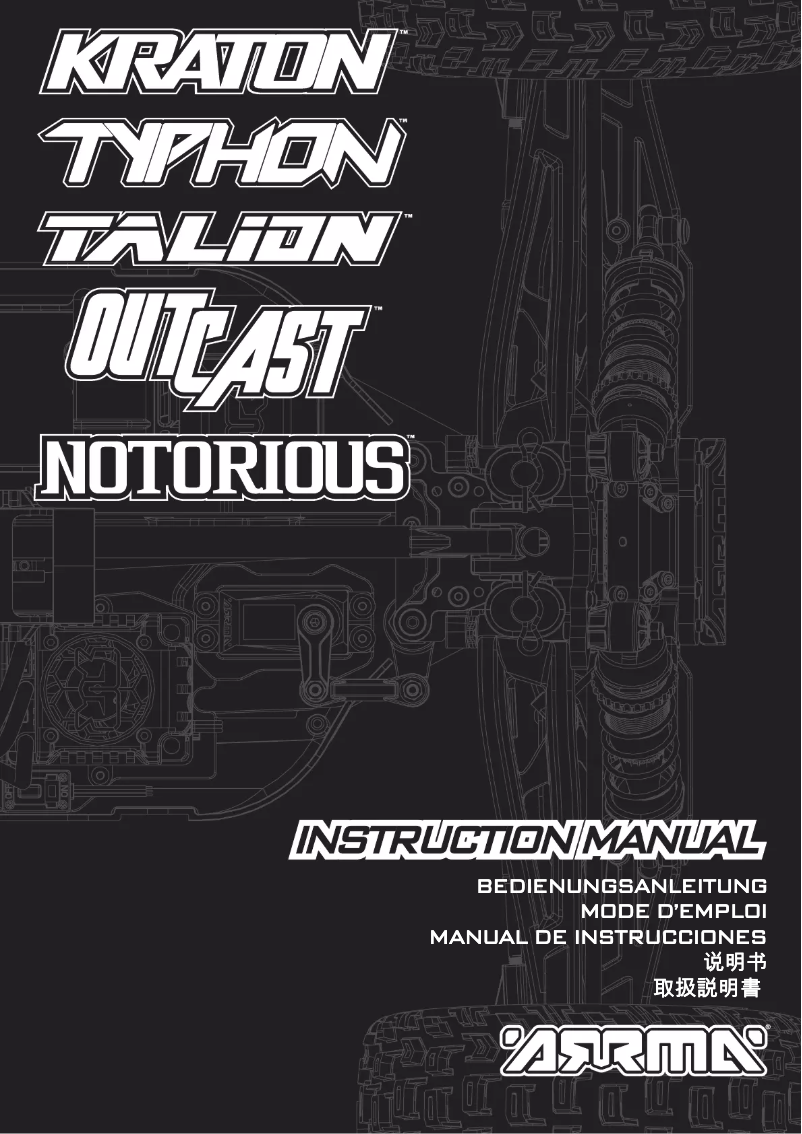 Image de la première page du manuel de l'appareil Buggy Typhon 6S BLX