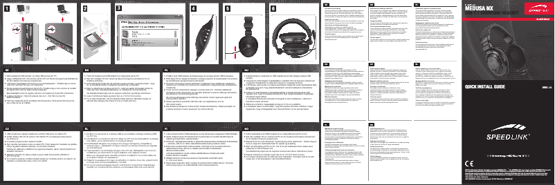Image de la première page du manuel de l'appareil Medusa NX SL-8797