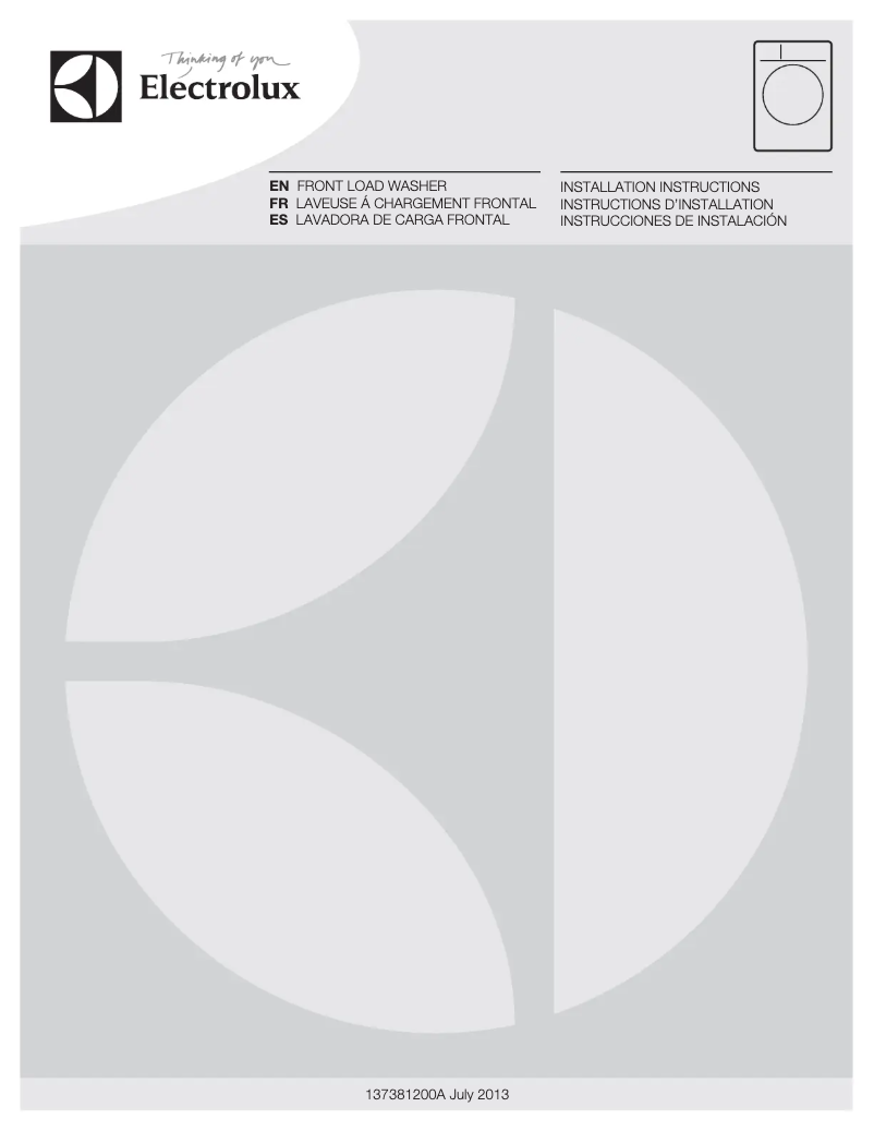 Image de la première page du manuel de l'appareil EIFLS55IMB
