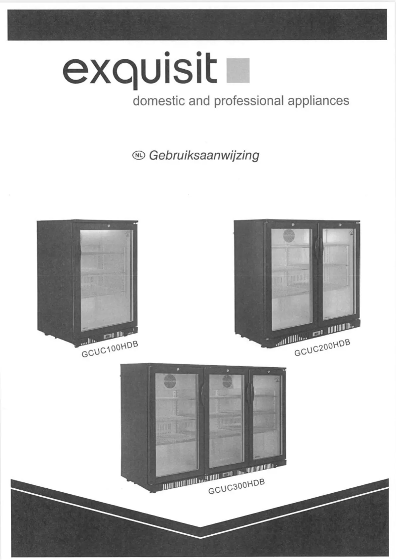 Page 1 de la notice Manuel utilisateur Exquisit GCUC300