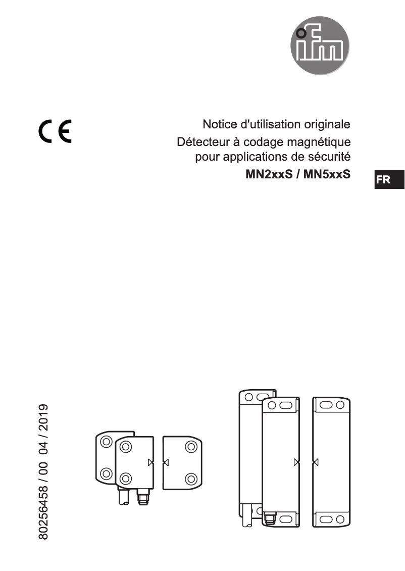 Page n°1 - Manuel utilisateur IFM MN201S