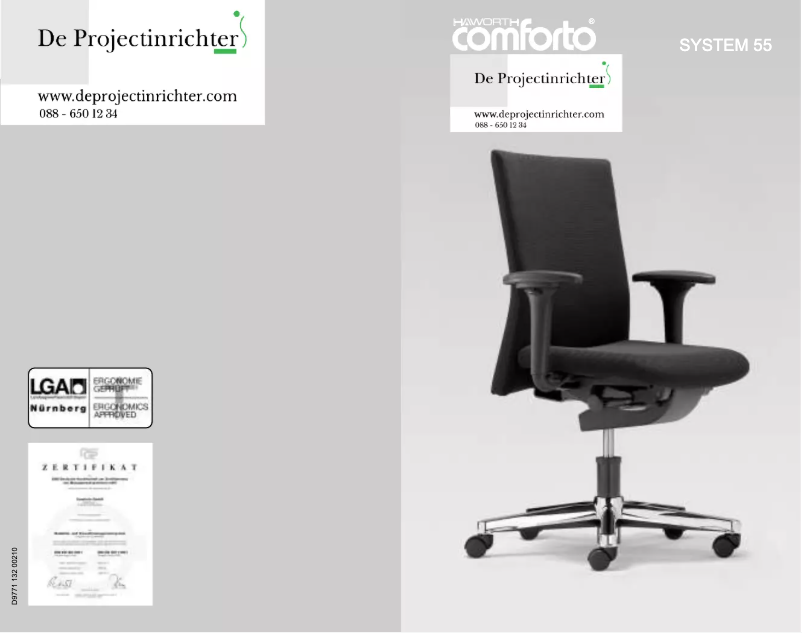 Image de la première page du manuel de l'appareil System 55