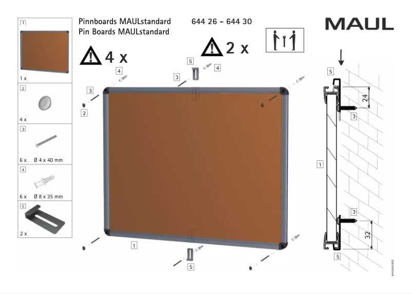 Page 1 de la notice Manuel utilisateur MAUL 6442684