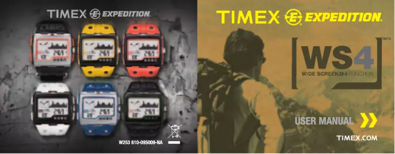 Page 1 de la notice Manuel utilisateur Timex Expedition WS4 T49840