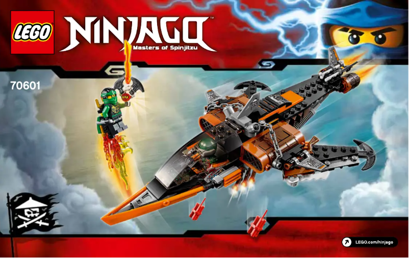 Page 1 de la notice Manuel utilisateur Lego Ninjago 70601
