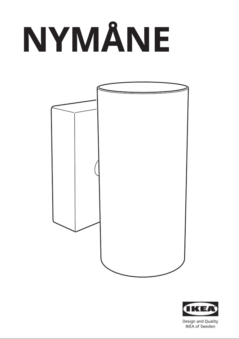 Image de la première page du manuel de l'appareil NYMÅNE 203.978.63