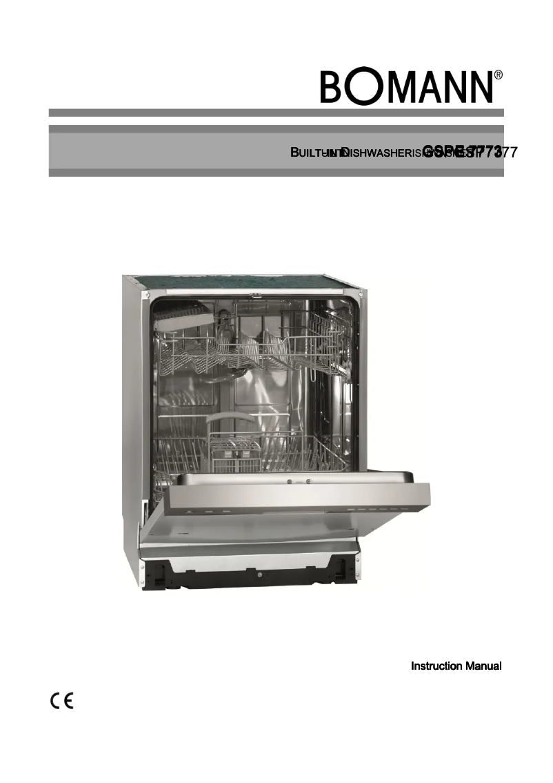 Page n°1 - Manuel utilisateur Bomann GSPE 7773