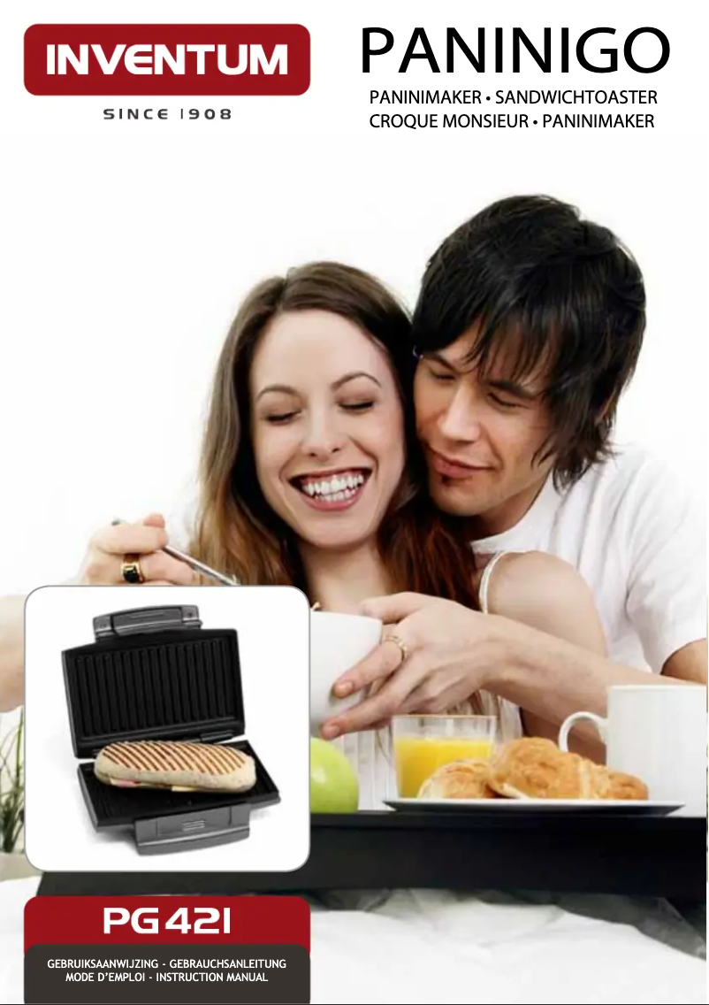 Image de la première page du manuel de l'appareil PG421