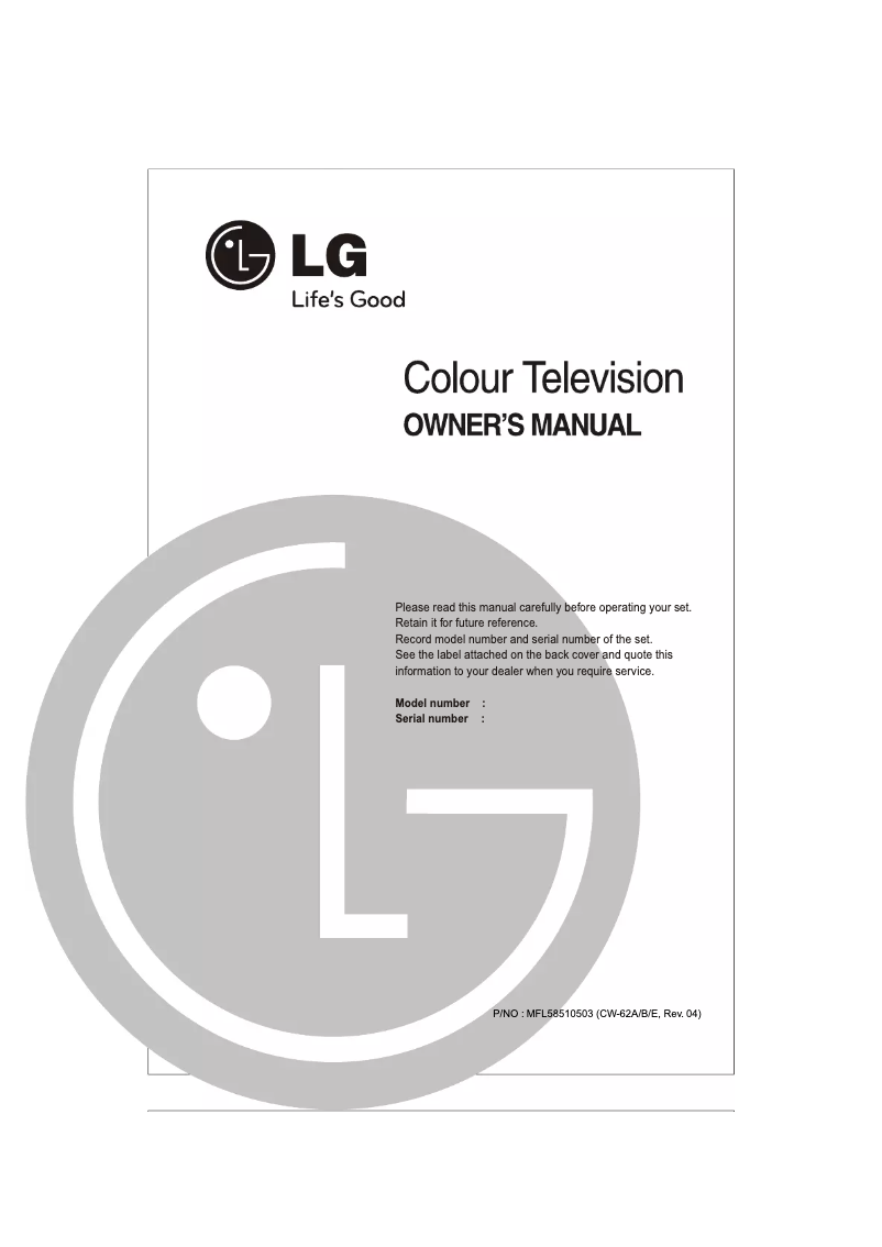 Page 1 de la notice Manuel utilisateur LG 29FU3RL