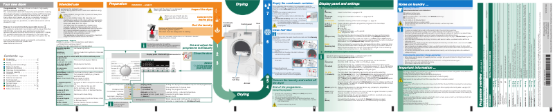 Page 1 de la notice Manuel utilisateur Siemens WT47W239EE