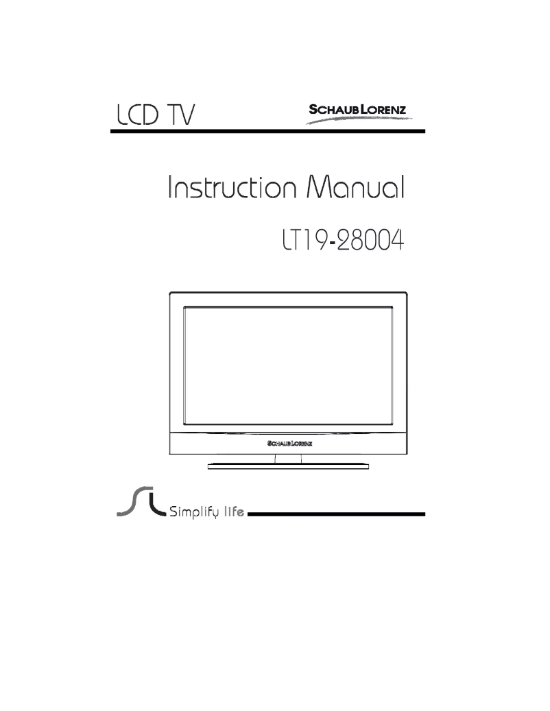 Page 1 de la notice Manuel utilisateur Schaub Lorenz LT19-28004