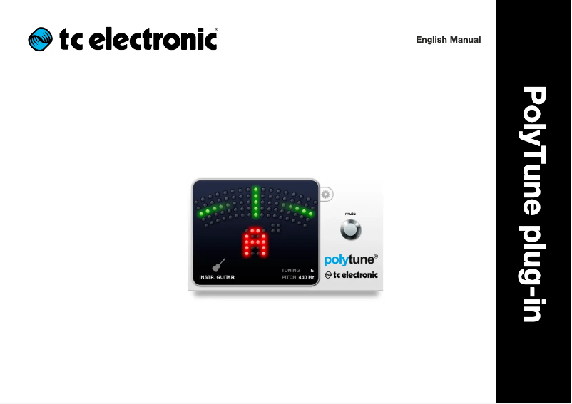 Page n°1 - Manuel utilisateur TC Electronic PolyTune Plug-In