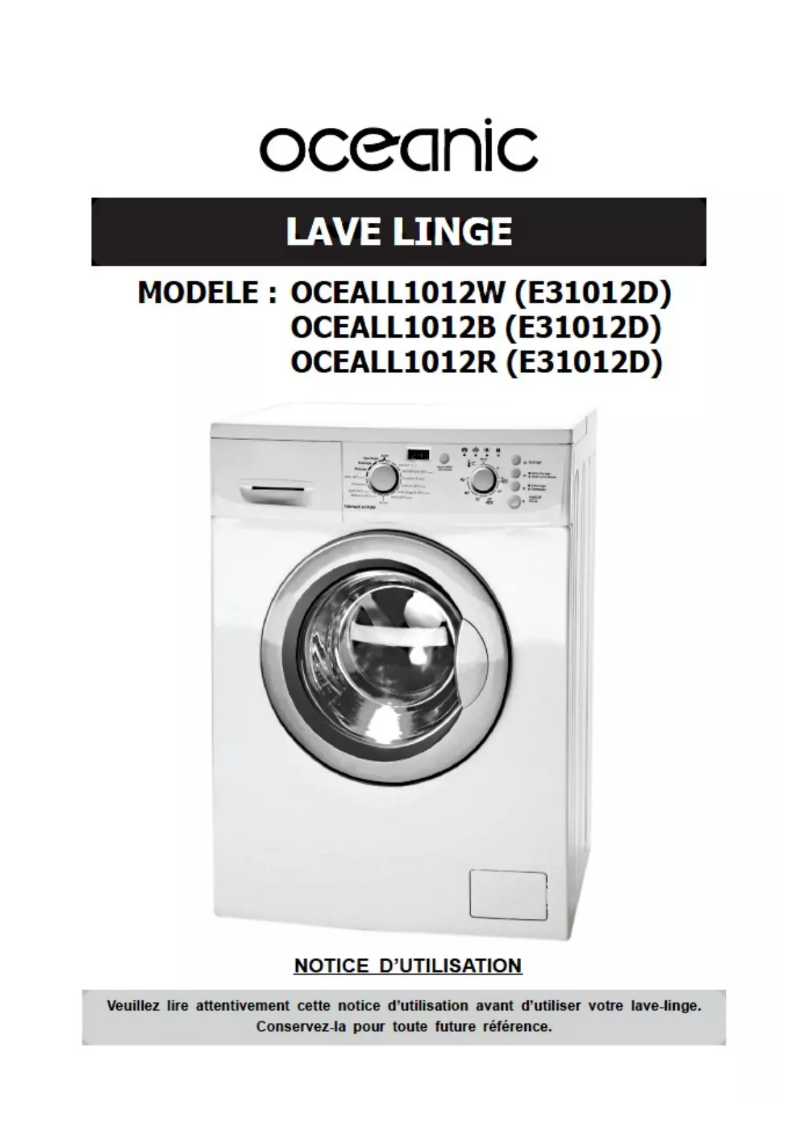 Page 1 de la notice Manuel utilisateur Oceanic OCEALL1012R