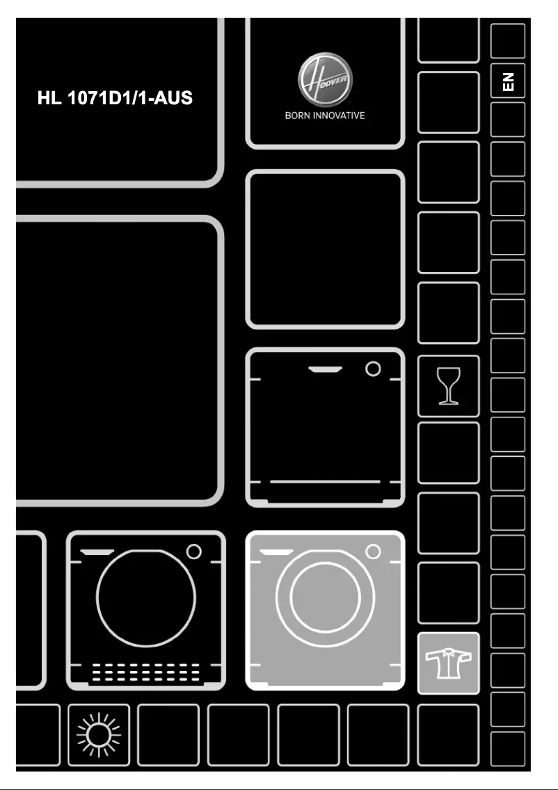 Page 1 de la notice Manuel utilisateur Hoover HL 1071D1/1-AUS