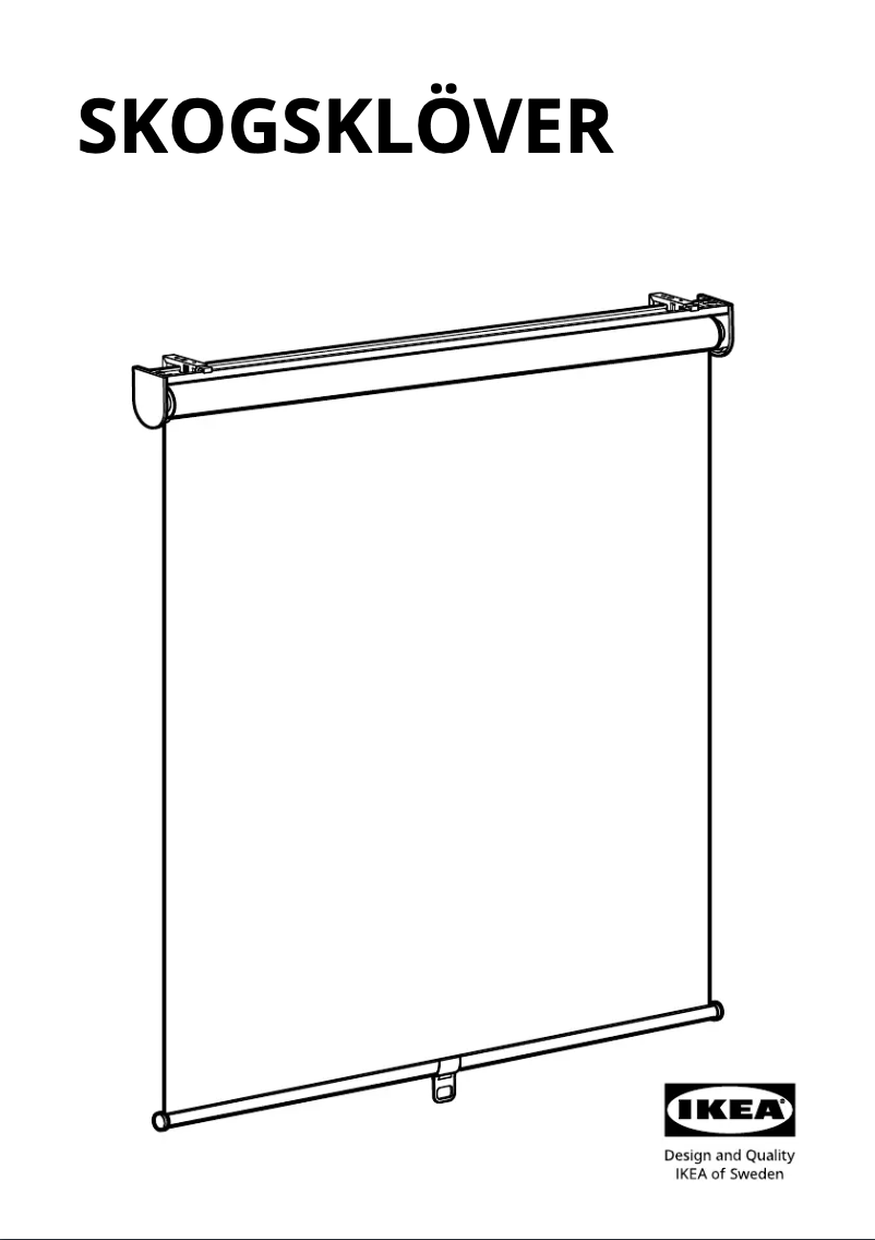 Página 1 del manual Manual de usuario Ikea SKOGSKLÖVER 903.146.09