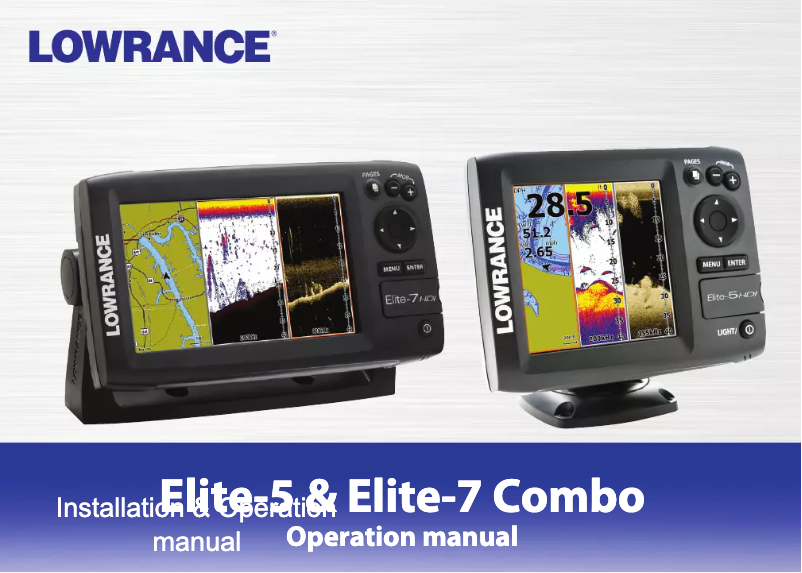 Image de la première page du manuel de l'appareil Elite 5