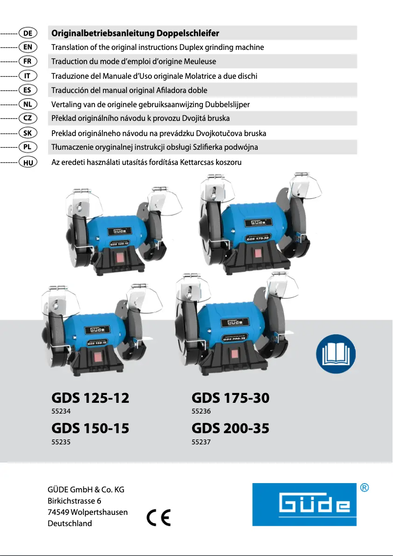 Imagen de la primera página del manual del dispositivo GDS 150-15