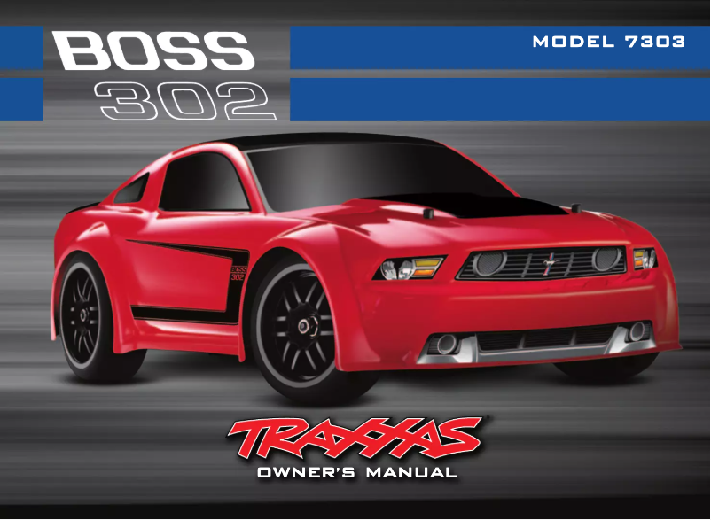 Page 1 de la notice Manuel utilisateur Traxxas Ford Mustang