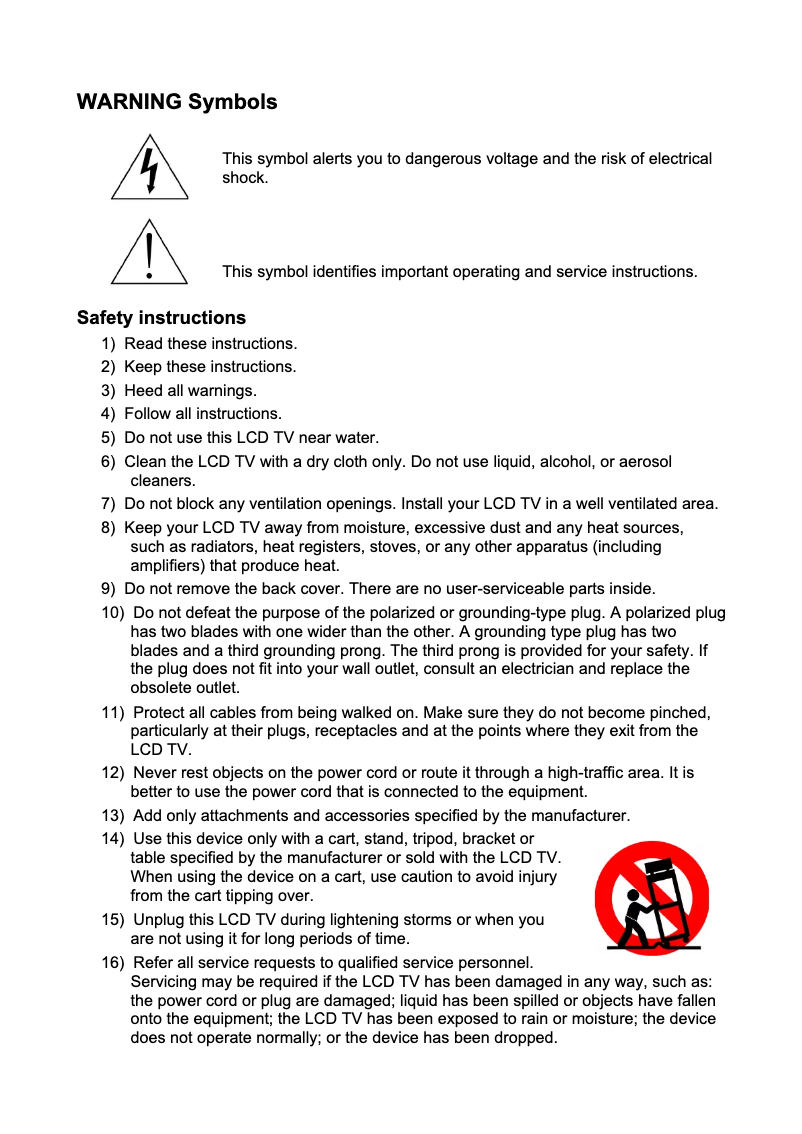 Page n°1 - Manuel utilisateur V7 LTV22HD