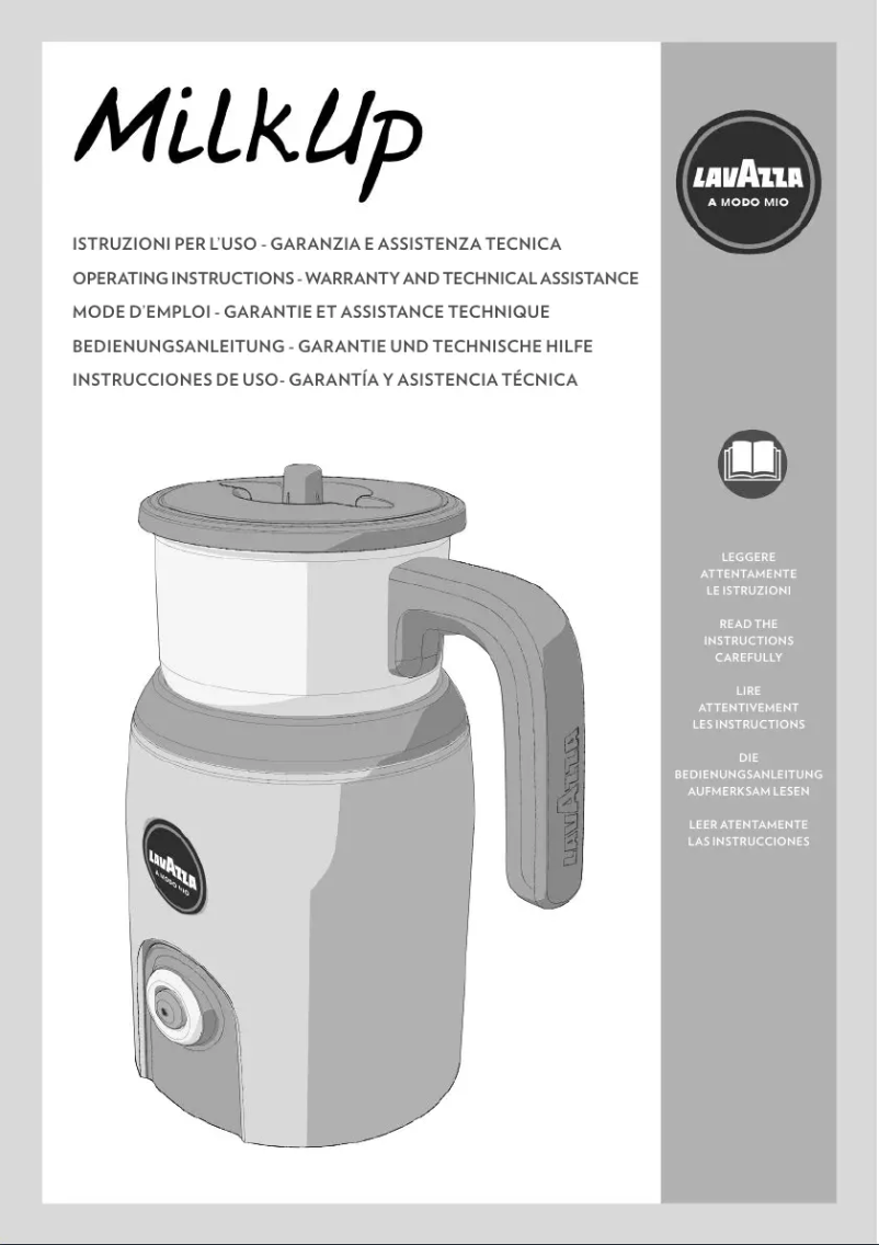 Image de la première page du manuel de l'appareil MilkUp