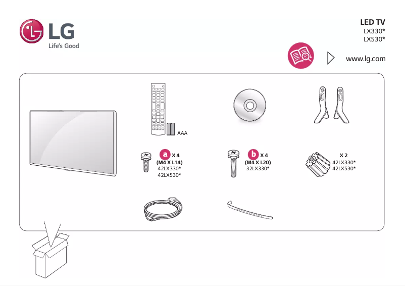 Página 1 del manual Manual de usuario LG 42LX330C