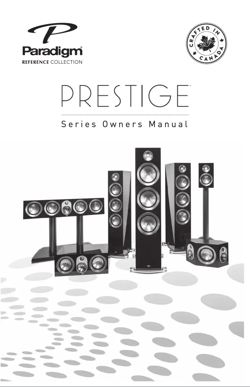 Image de la première page du manuel de l'appareil Prestige 15B