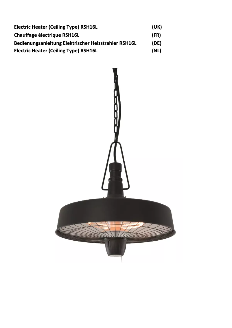 Page 1 de la notice Manuel utilisateur SunRed Indus 2500