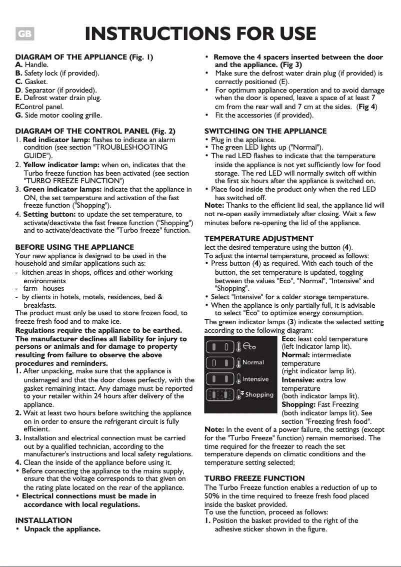 Page 1 de la notice Manuel utilisateur Whirlpool WHE25392 T
