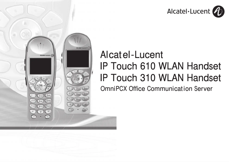 Page 1 de la notice Manuel utilisateur Alcatel IP Touch 610 WLAN Handset