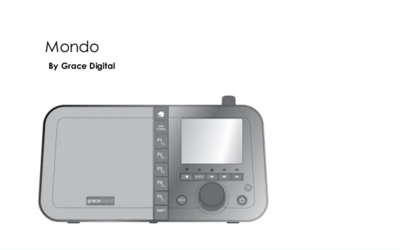 Page 1 de la notice Manuel utilisateur Grace Digital Audio Mondo GDI-IRC6000