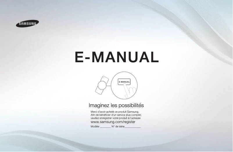 Page n°1 - Manuel utilisateur Samsung PS51D490A1W
