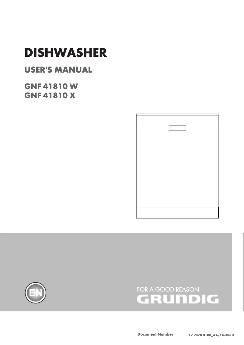 Page 1 de la notice Manuel utilisateur Grundig GNF 41810 W