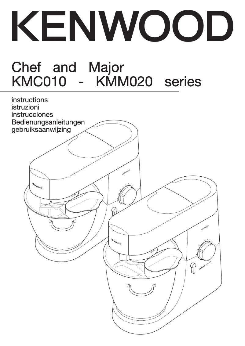 Page n°1 - Manuel utilisateur Kenwood KMM063