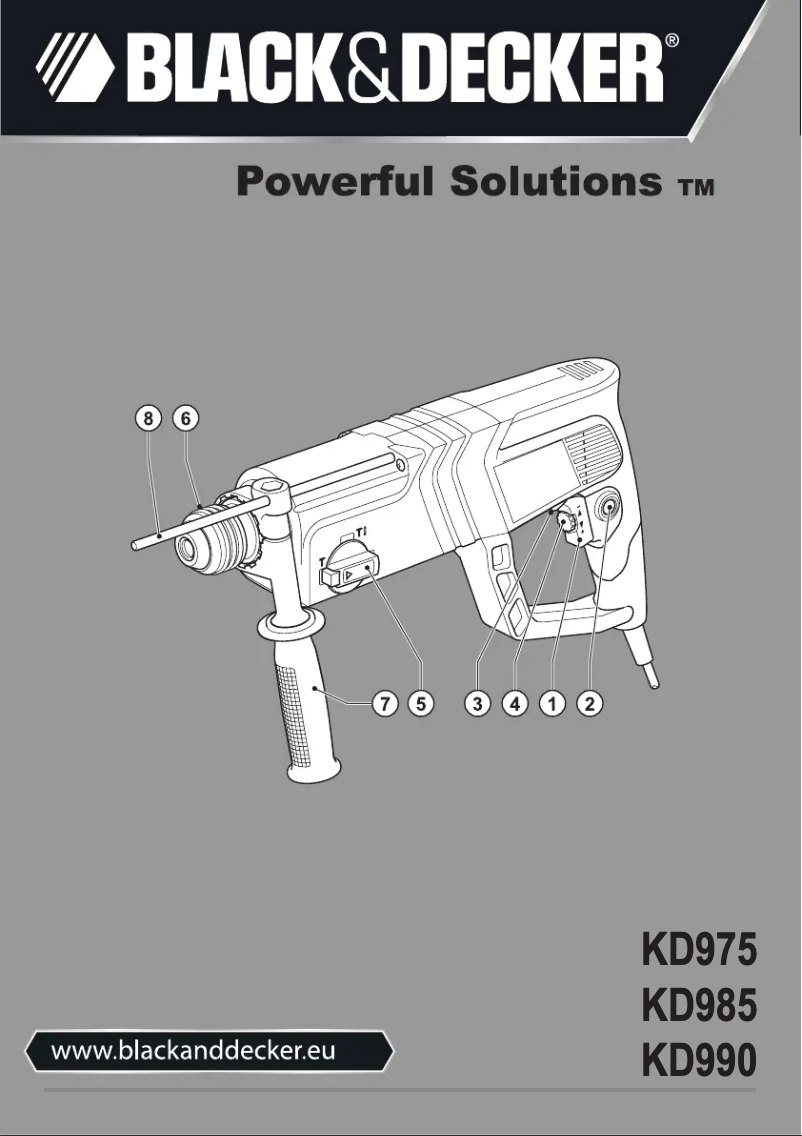 Image de la première page du manuel de l'appareil KD985KA