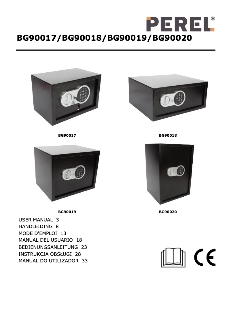 Image de la première page du manuel de l'appareil BG90019