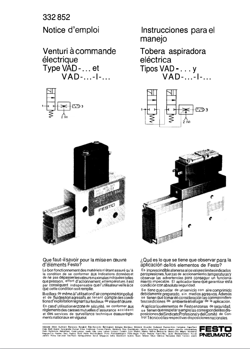 Image de la première page du manuel de l'appareil VAD-ME-1/8