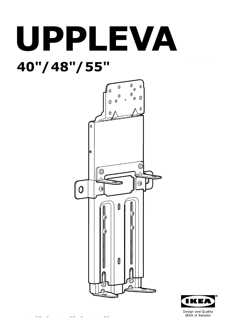 Image de la première page du manuel de l'appareil Uppleva