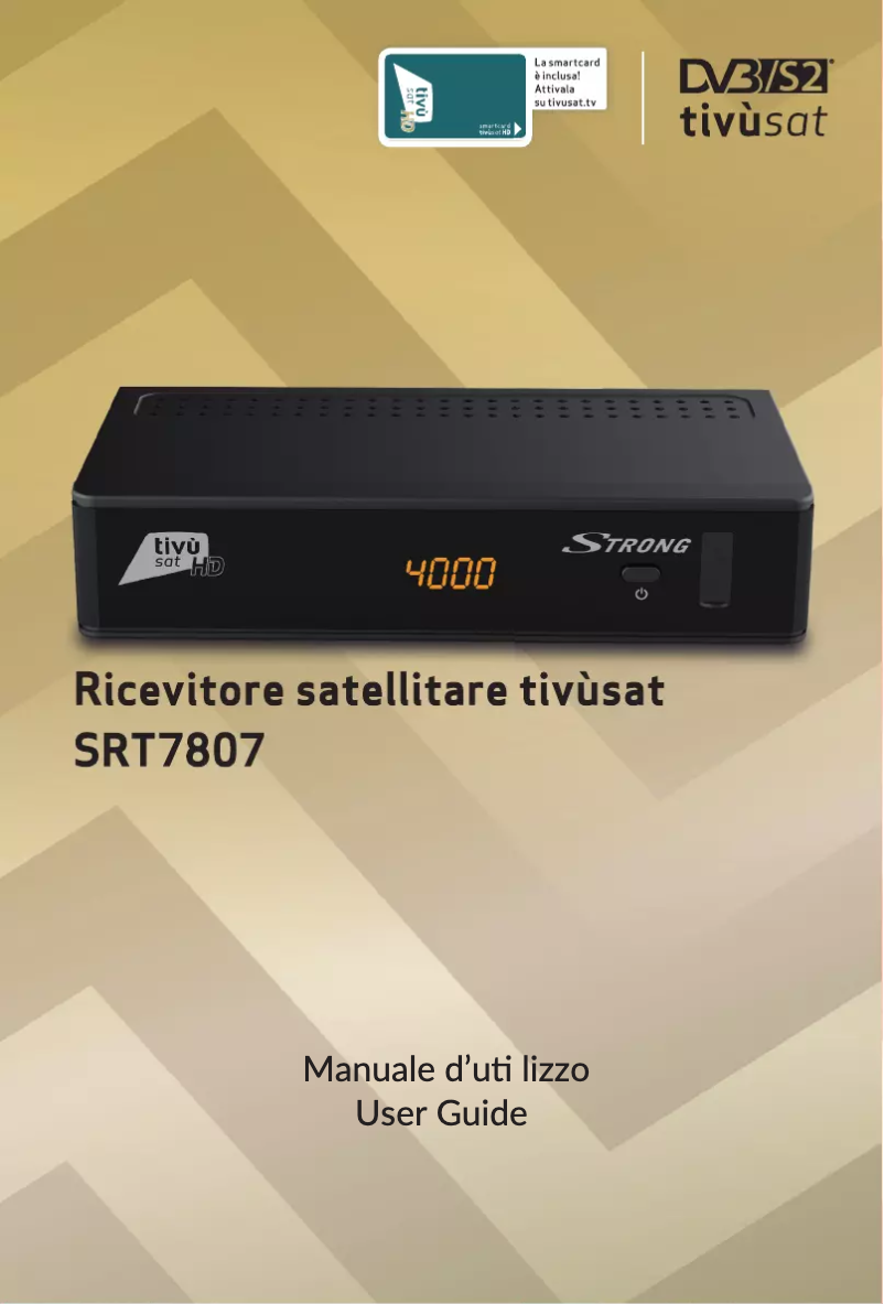 Page n°1 - Manuel utilisateur Strong SRT 7807