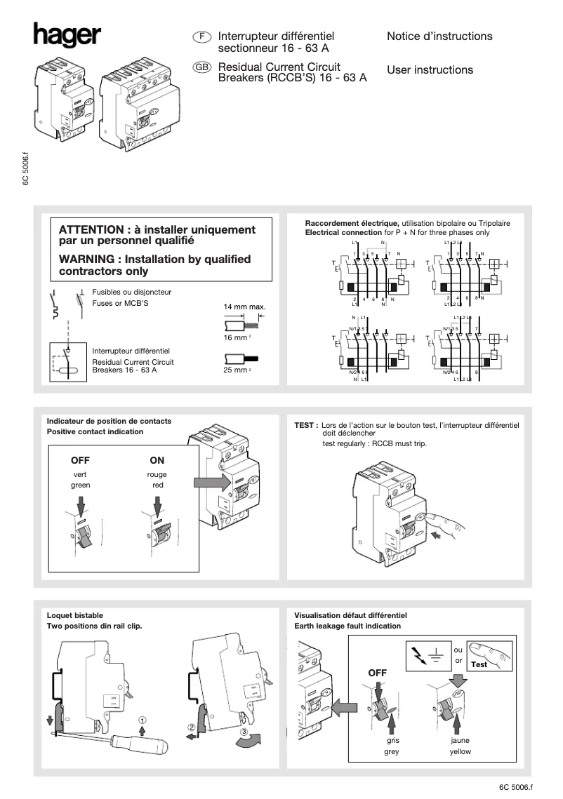 Image de la première page du manuel de l'appareil ADA160U