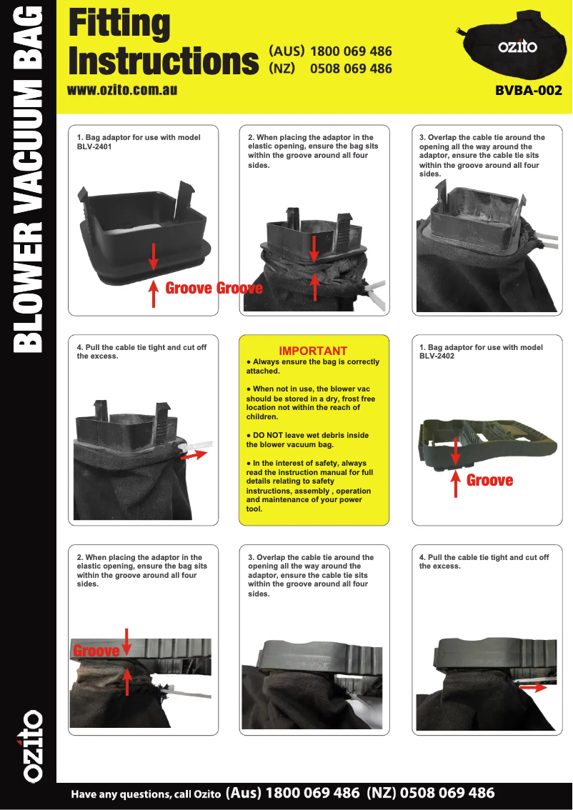 Image de la première page du manuel de l'appareil BVBA-002